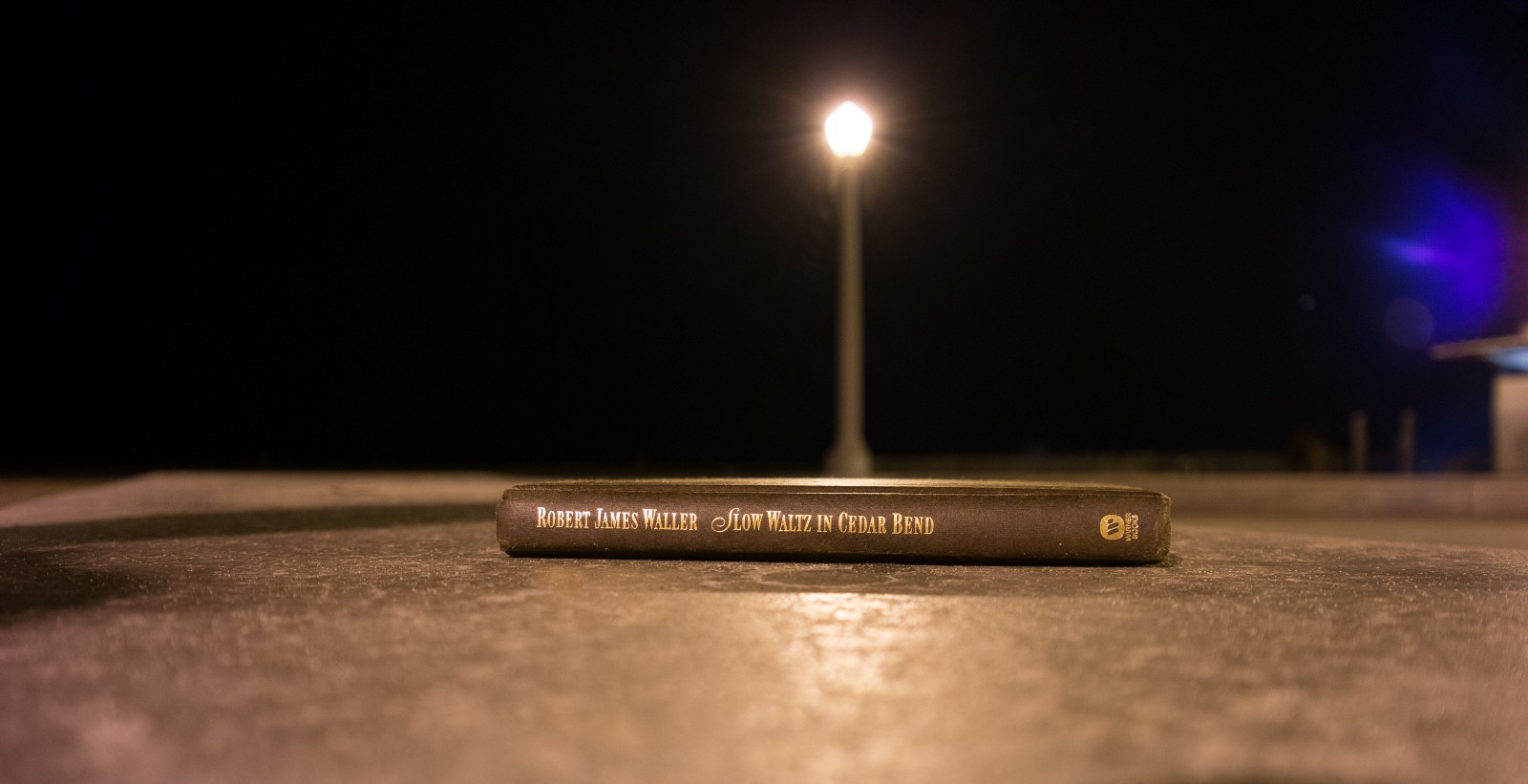 Photo of a book on the ground
